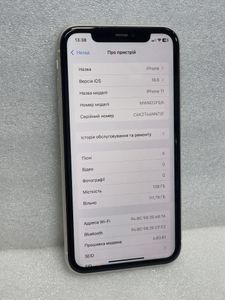 Б/в Мобільний телефон Apple iphone 11 128gb 01-200809810