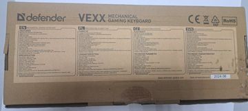 Б/у Клавиатура Defender vexx pro gk-084 01-200807838