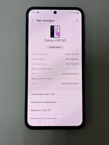 Б/в Мобільний телефон Samsung galaxy a35 5g 6/128gb 01-200867116