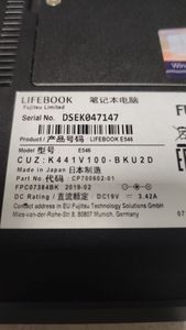 Б/в Ноутбук Fujitsu 14/core i5 6200u ddr3/4gb ddr4/hdd *відсутній/ssd 120 gb/*інтегрована 01-200871303