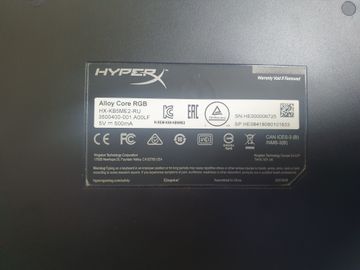 Б/в Клавіатура Hyperx alloy core rgb 01-200893854