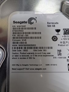 Б/в Hdd внутрішній Seagate st500dm002 ( 500 gb ) 01-200909004