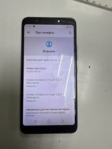 Б/в Мобільний телефон Tecno pop 4 2\32gb 01-200912691