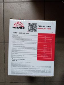 Б/в Зварювальний апарат Vitals mma-1400h lcd mini 16-000275272