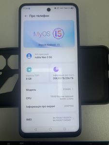 Б/у Мобільний телефон Zte nubia neo 3 5g 8/256gb 01-200919390