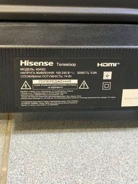 Б/в Телевізор Hisense 40a5q 01-200909251