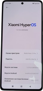 Б/у Мобільний телефон Xiaomi redmi note 13 pro 4g 8/256gb 01-200924318