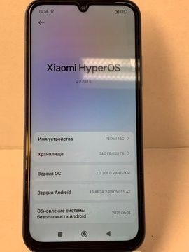 Б/в Мобільний телефон Xiaomi redmi 15c 4g 4/128gb 01-200933368