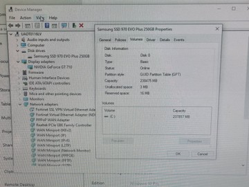 Б/в Системний блок Пк intel core i5-10500/ram 16 gb/hdd відсутній/ssd 250 gb/nvidia gt 710 (geforce) 2gb ddr3 64bit 01-200945896