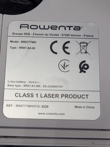 Б/у Робот-пылесос Rowenta x-plorer serie 90 rr8777wh 01-200965848