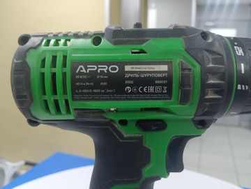 Б/у Шуруповерт Apro 20dc, 20 в 01-201053140
