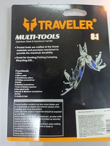 Б/в Мультитул Traveler multi-tools 8 in1 01-201075176
