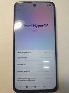 Б/в Мобільний телефон Xiaomi redmi 15 4g 6/128gb 01-201160565