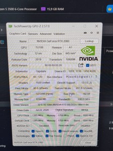 Б/в Системний блок Пк amd ryzen 5 3500/ram 16 gb/hdd 1000 gb/ssd 256 gb/nvidia rtx 2060 (geforce) 6gb gddr6 192bit 01-201161871