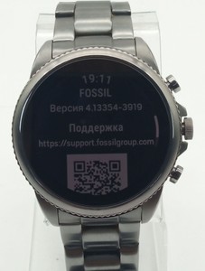 Б/у Смарт-часы Fossil gen 6 44mm smoke stainless steel ftw4059 01-201177892