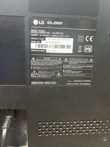 Б/в Телевізор Lg 43lj500v 01-200814286