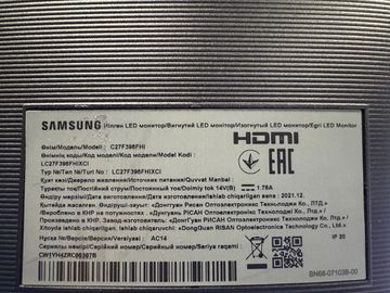 Б/у Монитор Samsung c27f396fhi 01-200815328