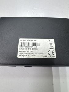 Б/в Бездротовий маршрутизатор Zte mf920u 01-200817081