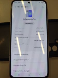 Б/в Мобільний телефон Samsung galaxy a36 5g 6/128gb 01-200861050