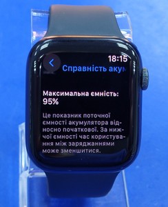 Б/в Смарт-годинник Apple watch series 8 gps 45mm aluminum case 01-200856004