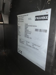 Б/у Кофемашина Franke a600 01-201033804