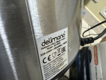 Б/в Мультиварка Delimano kf-r50 01-201053704