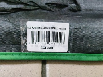 Б/в Вудилище Flagman s-canal feeder / 3.30m 50g 01-201063730