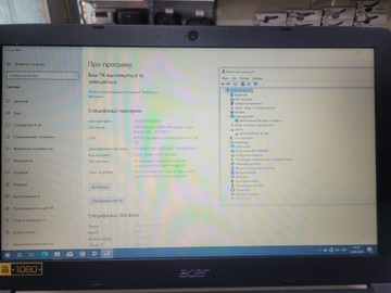 Б/в Ноутбук Acer 15/ryzen 3 2200u ddr4/4gb ddr4/ssd 128 gb/*інтегрована 01-201065978