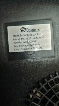 Б/в Електрична плита Domotec ms-5833 01-201107846