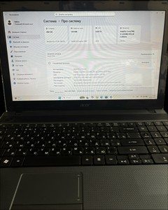 Б/в Ноутбук Acer 15/core i3 2330m ddr3/4gb ddr3/hdd 400 gb/*інтегрована 01-201146785