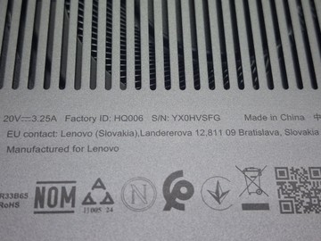 Б/в Ноутбук Lenovo 15/core i5-13420h ddr5/24gb ddr5/hdd *відсутній/ssd 512 gb/*інтегрована 01-201176113