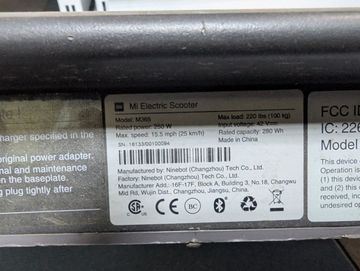 Б/в Електротранспорт Xiaomi mi electric scooter m365 01-200542843