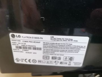 Б/в Монітор Lg e1960 01-200844546