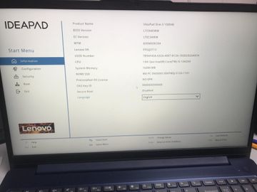 Б/в Ноутбук Lenovo 15/core i5-13420h ddr5/16gb ddr3/ssd 512 gb/*інтегрована 01-200848705
