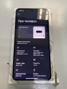 Б/в Мобільний телефон Nothing phone 3a 8/128gb 01-200854739