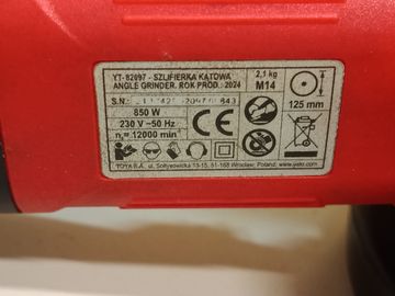 Б/у Угловая шлифмашина Yato yt-82097 01-200862289