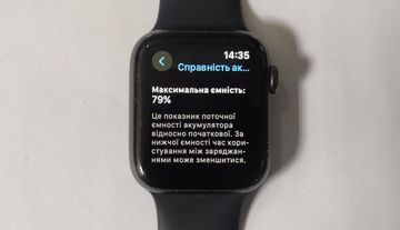 Б/в Смарт-годинник Apple watch se gps + cellular 44mm aluminum case 01-200801555