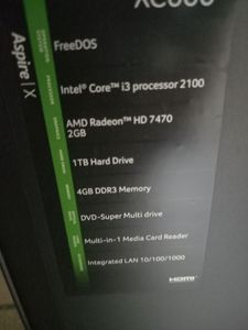 Б/в Системний блок Пк intel core i3-2100/ram 4 gb/hdd 1000 gb/ssd відсутній/інтегрована 01-200891263