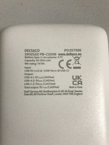 Б/в Повербанк Deltaco po257585 01-200928467