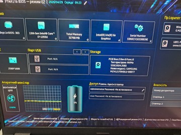 Б/у Ноутбук Asus 16/intel core i7-1355u/ram 32gb/ssd 1000gb/geforce rtx 2050 01-200928437