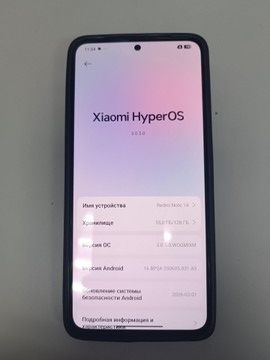 Б/в Мобільний телефон Xiaomi redmi note 14 6/128gb 01-200949379