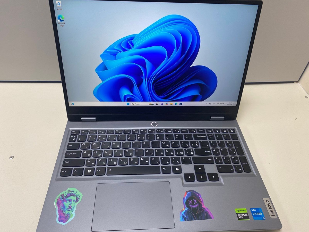 Ноутбук Lenovo 14/core i5-12450hx ddr5/16gb ddr5/hdd *відсутній