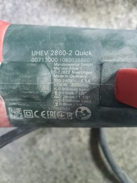 Б/в Перфоратор Metabo uhev 2860-2 quick 01-200965607