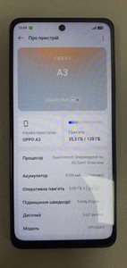 Б/в Мобільний телефон Oppo a3 4g 6/128gb 01-200935554