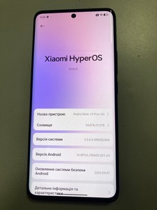 Б/в Мобільний телефон Xiaomi redmi note 13 pro+ 5g 12/512gb 01-200983532