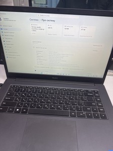 Б/в Ноутбук Redmi 15/core i5-11300h ddr4/8gb ddr4/hdd *відсутній/ssd 512 gb/*інтегрована 01-200997985