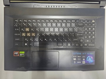 Б/в Ноутбук Msi 17/ryzen 7 8845hs ddr5/16gb ddr5/ssd 1000 gb/geforce rtx4060 8gb 01-201001213