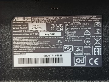 Б/у Монитор Asus vy229he 01-201016628