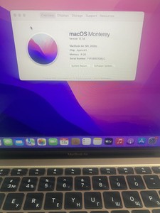 Б/в Ноутбук Apple makbook air 13,3"/apple m1/ram8gb/ssd256gb/7core gpu 01-201062460