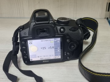 Б/в Фотоапарат Nikon d3200 + nikon dx vr af-s nikkor 18-55mm 1:3.5-5.6g 01-201131123